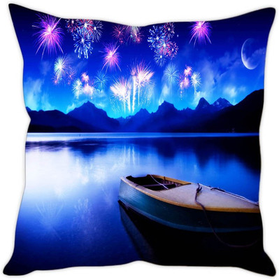 

Sleep Nature's Abstract Cushions Cover(30.63 cm*30.63 cm, Multicolor)