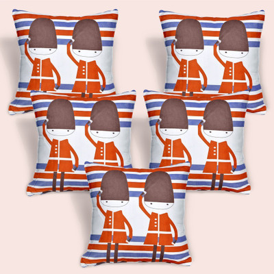 

Cortina Floral Cushions Cover(Pack of 5, 40 cm*40 cm, Multicolor)