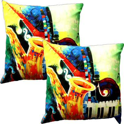 

Homeblendz Abstract Cushions Cover(Pack of 2, 40 cm*40 cm, Multicolor)