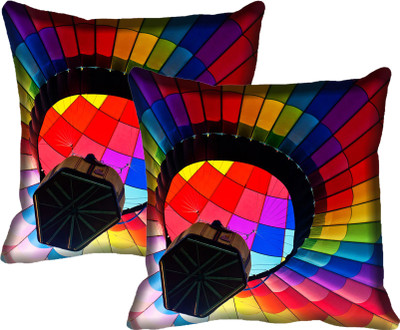 

IndiWeaves Printed Cushions Cover(Pack of 2, 30 cm*30 cm, Multicolor)