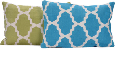 

Natural Furnish Geometric Cushions Cover(Pack of 2, 40 cm*60 cm, Multicolor)