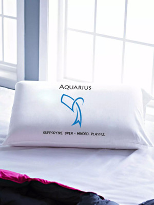 

Stoa Paris Printed Pillows Cover(69 cm*46 cm, White)