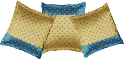 

Maba Polka Cushions Cover(Pack of 3, 43 cm*43 cm, Yellow)
