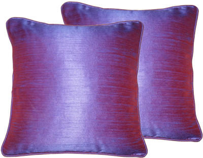 

Lushomes Plain Cushions Cover(Pack of 2, 40 cm*40 cm, Purple)