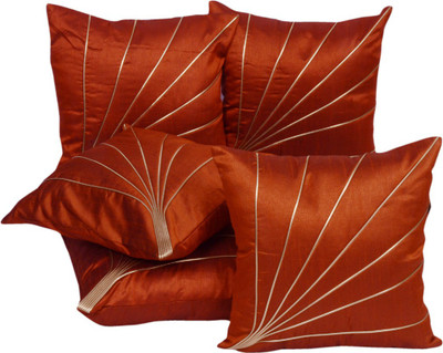 

Shine Villa Striped Cushions Cover(Pack of 5, 40 cm*40 cm, Orange)