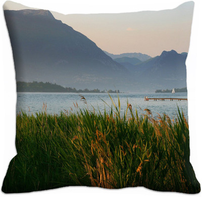 64% OFF on meSleep Abstract Cushions Cover(40.64 cm*40.64 cm, Multicolor)