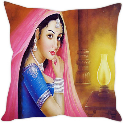 

Sleep Nature's Abstract Cushions Cover(40 cm*40 cm, Multicolor)