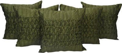 

Shine Villa Striped Cushions Cover(Pack of 5, 40 cm*40 cm, Green)