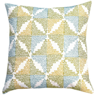 

YAMINI Embroidered Cushions Cover(40 cm*40 cm, White)