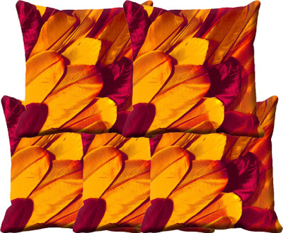 

IndiWeaves Printed Cushions Cover(Pack of 5, 30 cm*30 cm, Multicolor)