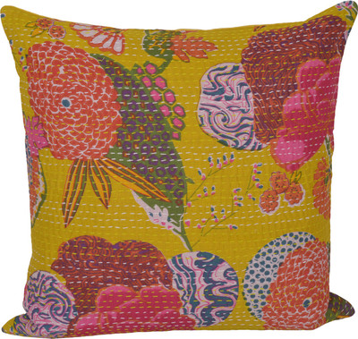 

Trade Star Floral Cushions Cover(40 cm*40 cm, Multicolor)