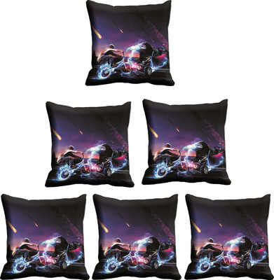 

IndiWeaves Printed Cushions Cover(Pack of 6, 30 cm*30 cm, Multicolor)