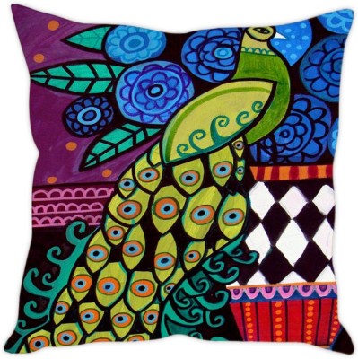 

Sleep Nature's Abstract Cushions Cover(30.63 cm*30.63 cm, Multicolor)