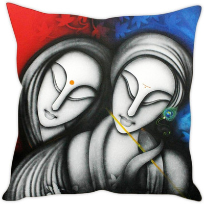 

Sleep Nature's Abstract Cushions Cover(40.64 cm*40.64 cm, Multicolor)