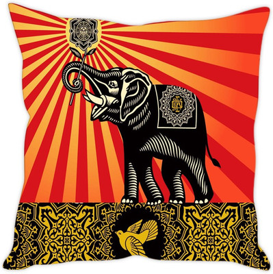 

Sleep Nature's Abstract Cushions Cover(40.64 cm*40.64 cm, Multicolor)