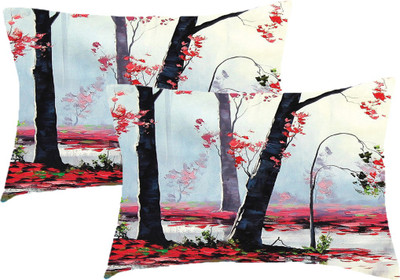 

Sleep Nature's Printed Pillows Cover(Pack of 2, 68.58 cm*45.72 cm, Multicolor)