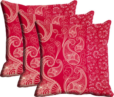 

IndiWeaves Printed Cushions Cover(Pack of 3, 30 cm*30 cm, Multicolor)