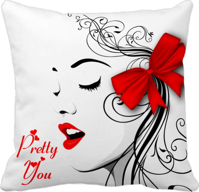 

Tied Ribbons Floral Cushions Cover(30 cm*30 cm, Multicolor)