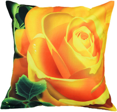 69% OFF on meSleep Printed Cushions Cover(Pack of 2, 40.64 cm*40.64 cm, Green, Yellow)