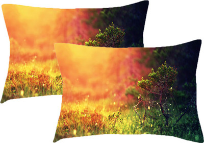 

Sleep Nature's Printed Pillows Cover(Pack of 2, 68.58 cm*45.72 cm, Multicolor)