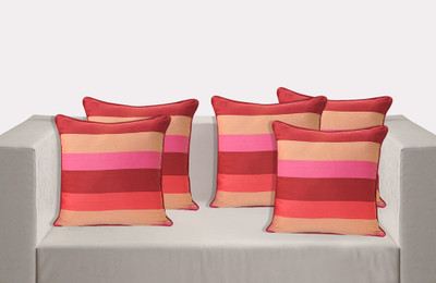 

Swayam Abstract Cushions Cover(Pack of 5, 40 cm*40 cm, Multicolor)