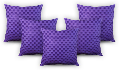 43% OFF on StyBuzz Checkered Cushions Cover(Pack of 5, 40 cm*40 cm, Purple) 43% OFF on StyBuzz Checkered Cushions Cover(Pack of 5, 40 cm*40 cm, Purple)