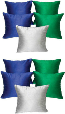 

Shine Villa Plain Cushions Cover(Pack of 10, 30 cm*30 cm, Multicolor)