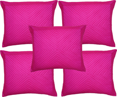 

HOME SHINE Geometric Cushions Cover(Pack of 5, 40 cm*40 cm, Pink)