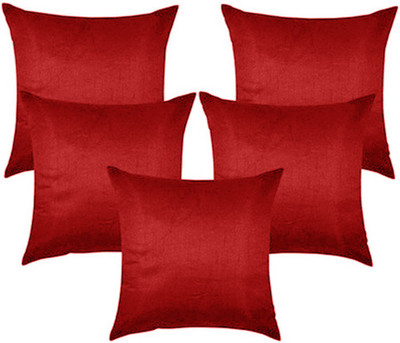 

Royal DecoFurnishing Plain Cushions Cover(Pack of 5, 40 cm*40 cm, Maroon)