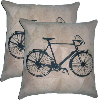 

ChicAntique Printed Cushions Cover(Pack of 2, 40 cm*40 cm, Beige)