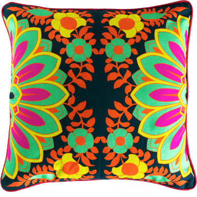 

Fatfatiya Floral Cushions Cover(40 cm*40 cm, Multicolor)