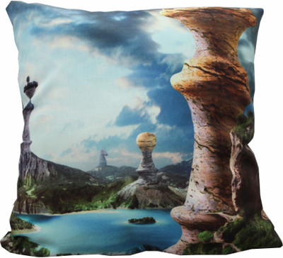 

Adishma Printed Cushions Cover(40 cm*40 cm, Light Blue, Brown, Green), Brown;green;light blue