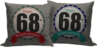 

Tied Ribbons Text Print Cushions Cover(Pack of 2, 30 cm*30 cm, Multicolor)