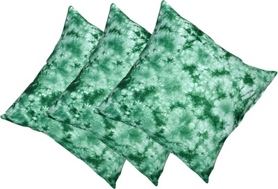 

Kanha Homes Self Design Cushions Cover(Pack of 3, 40 cm*40 cm, Green)