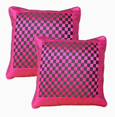 9% OFF on Dekor World Checkered Cushions Cover(Pack of 2, 60 cm*60 cm, Purple) 9% OFF on Dekor World Checkered Cushions Cover(Pack of 2, 60 cm*60 cm, Purple)