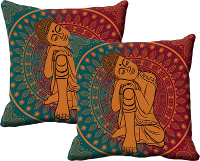 

IndiWeaves Printed Cushions Cover(Pack of 2, 30 cm*30 cm, Multicolor)