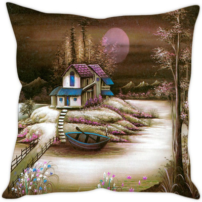 

Sleep Nature's Abstract Cushions Cover(Pack of 5, 40.64 cm*40.64 cm, Multicolor)