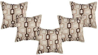 

Nikunj Embroidered Cushions Cover(Pack of 5, 40 cm, Beige, Brown)