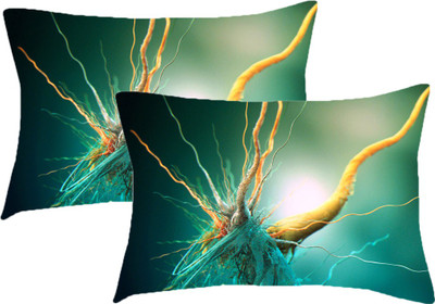 

Sleep Nature's Printed Pillows Cover(Pack of 2, 68.58 cm*45.72 cm, Multicolor)