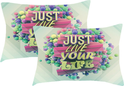 

Sleep Nature's Printed Pillows Cover(Pack of 2, 68.58 cm*45.72 cm, Multicolor)