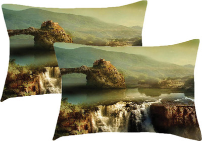 

Sleep Nature's Printed Pillows Cover(Pack of 2, 68.58 cm*45.72 cm, Multicolor)