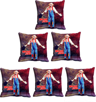 

IndiWeaves Printed Cushions Cover(Pack of 6, 40 cm*40 cm, Multicolor)