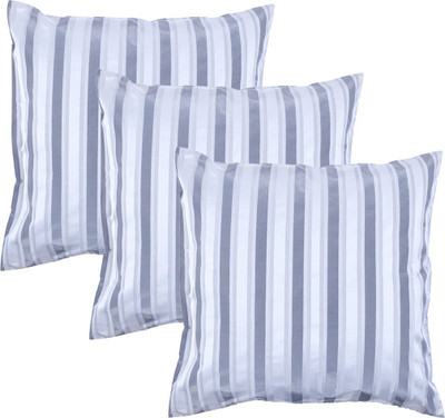 

MABA Striped Cushions & Bolsters Cover(Pack of 3, 40 cm*40 cm, Multicolor)