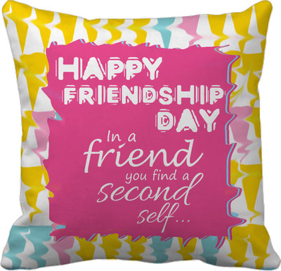 

Tied Ribbons Geometric Cushions Cover(30 cm*30 cm, Multicolor)