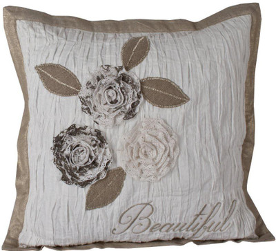 

Sanaa Floral Cushions Cover(40 cm*40 cm, Multicolor)
