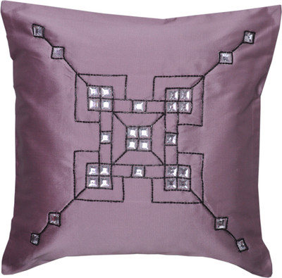 

Cute Creations Embroidered Cushions Cover(40 cm*40 cm, Pink)