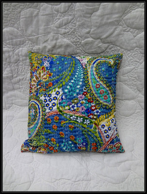 33% OFF on Kantha Embroidered Cushions Cover(16 cm*16 cm, Multicolor)