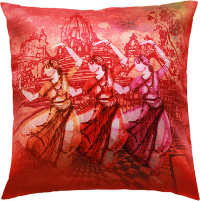 

Cult Curio Abstract Cushions Cover(40.64 cm*40.64 cm, Multicolor)