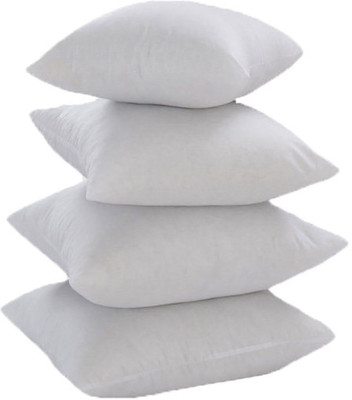 

Shivkirpa Plain Cushions Cover(Pack of 4, 40 cm*40 cm, White)