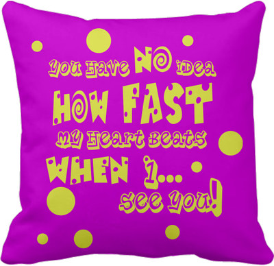 

Tied Ribbons Printed Cushions Cover(30 cm*30 cm, Multicolor)